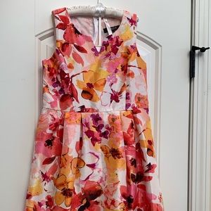 Autumn print dress